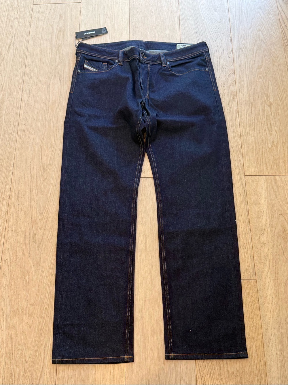 Diesel Larkee Regular Straight Dark Indigo Jeans W38 L32 BNWT
